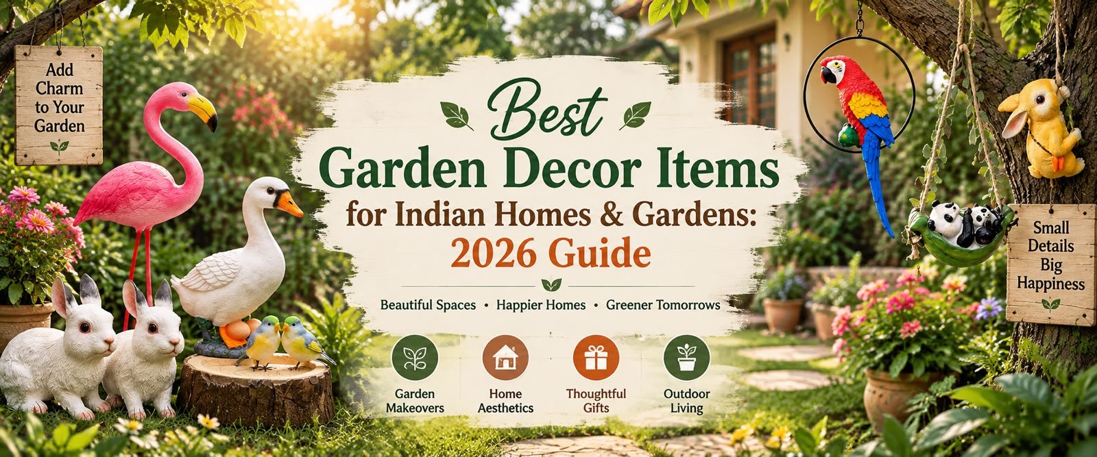 Best Garden Decor Items for Indian Homes & Gardens: 2026 Guide - Pctkart