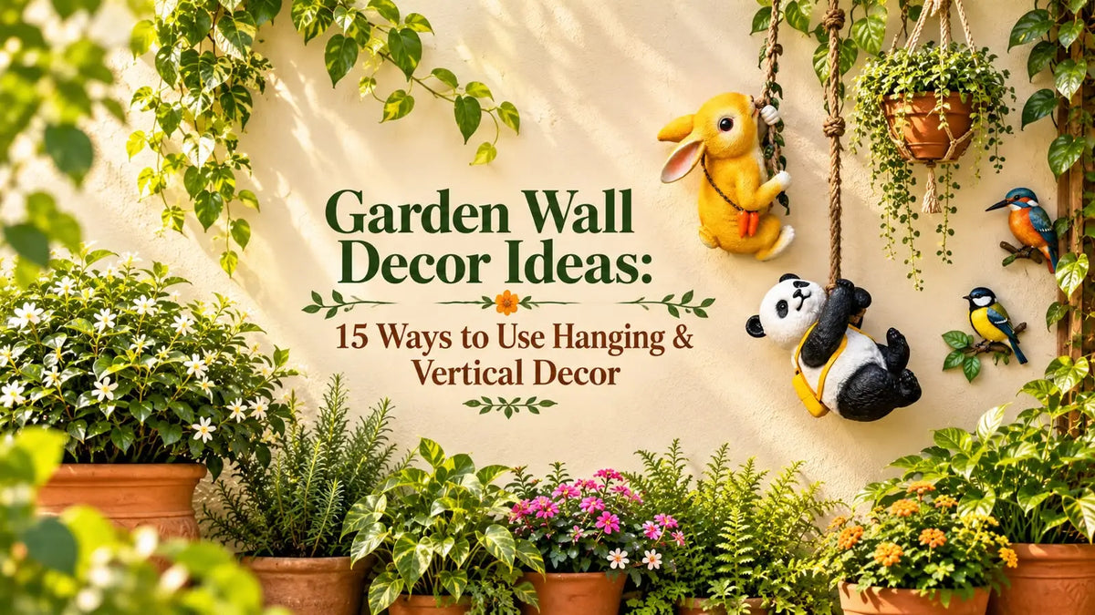 Garden Wall Decor Ideas: 15 Ways to Use Hanging & Vertical Decor