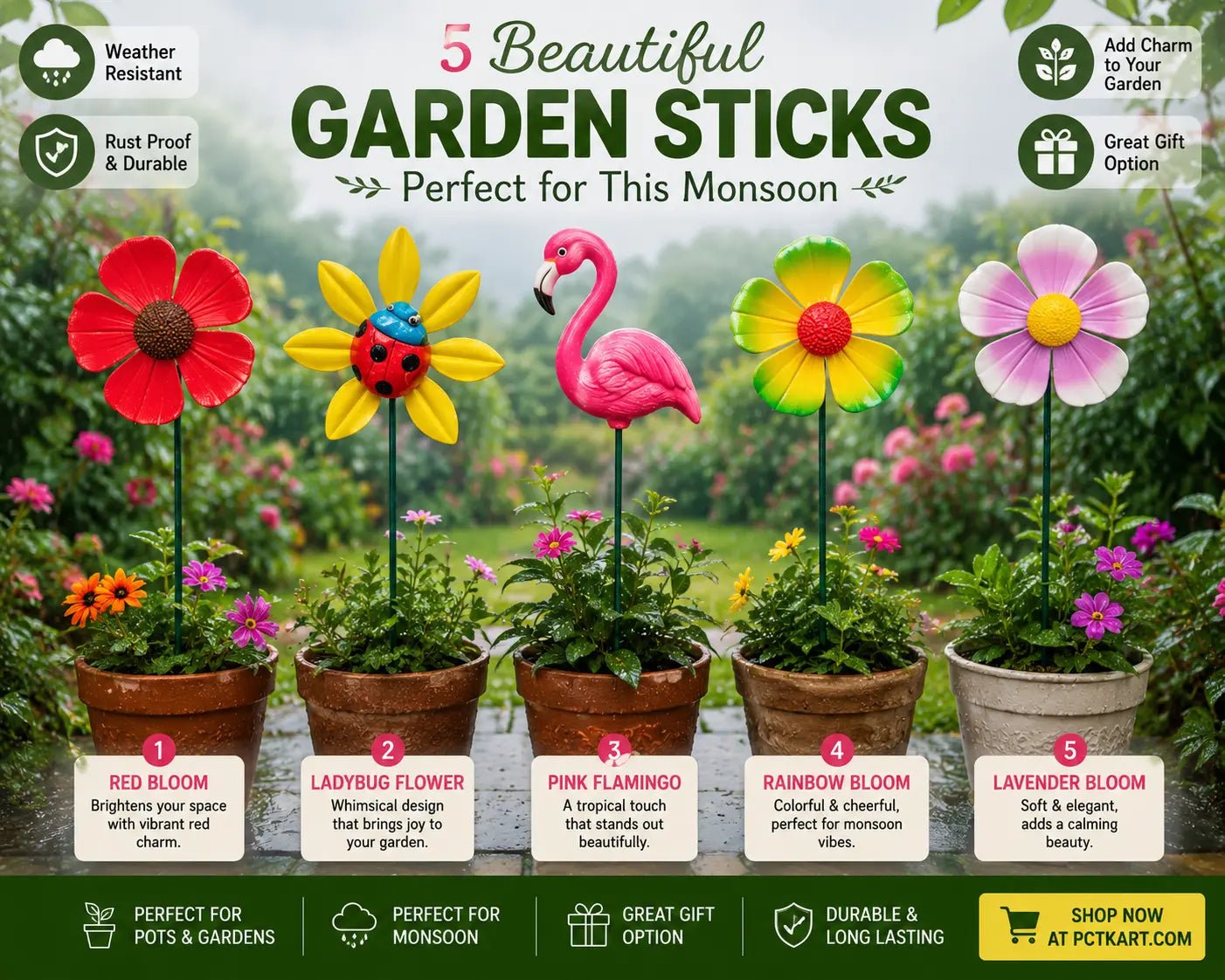 Best Garden Decor, Garden Stakes & Vastu Statues Guide 2026 - Pctkart