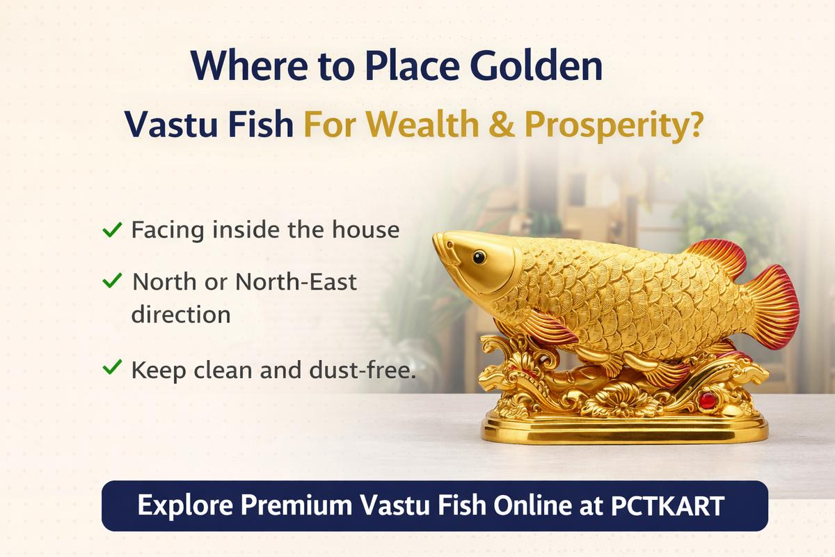 Where to Place Golden Vastu Fish for Wealth & Prosperity? - Pctkart