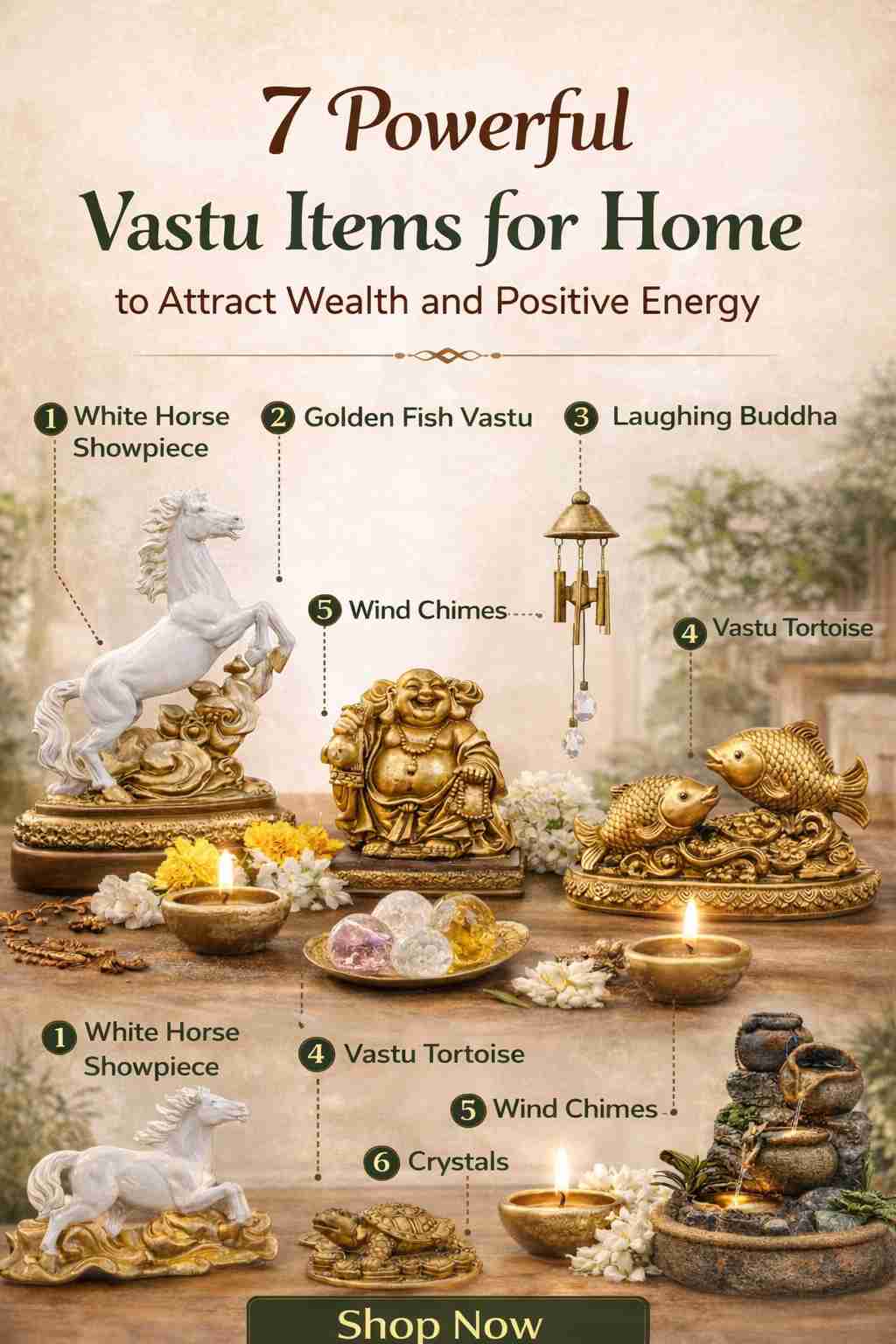 7 Powerful Vastu Items for Home to Attract Wealth and Positive Energy - Pctkart