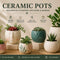 Decorative Ceramic Planters & Indoor Plant Pots for Home Decor - Pctkart