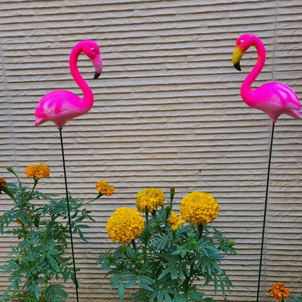 Pctkart Flamingo Garden sticks for garden decoration balcony decor home decor pack of 4 - Pctkart