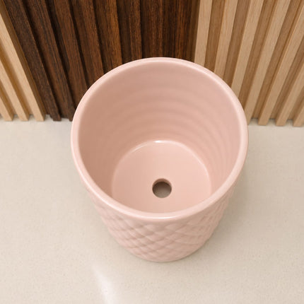 Decorative Pink Ceramic Plant Pot for Home Decor and Balcony Decor