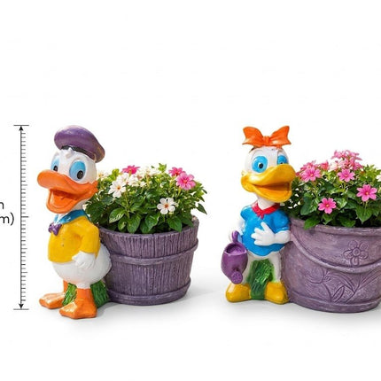 Cartoon Duck Planter Set of 2 | Character-Inspired Home & Garden Decor - Pctkart