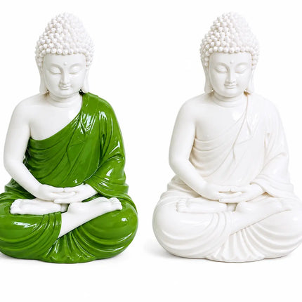 Resin Buddha statue for peaceful home decor and gifting