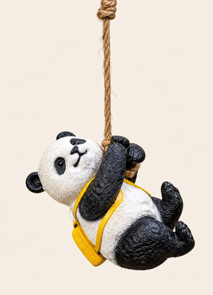 Cute Hanging Panda Garden Decor – Resin Tree Hanging Ornament