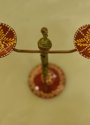 Pctkart Antique metal lady candleholder for home or office decor - Pctkart