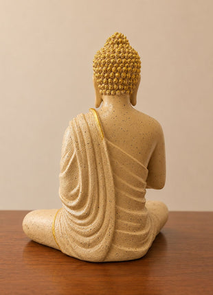 Premium Golden Sitting Buddha Statue – Buddha Idol for Living Room & Office - Pctkart