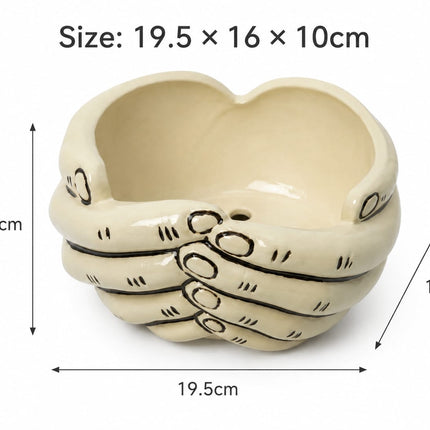 Luxury Hand Crafted Ceramic Planter Pot for Modern Home Decor