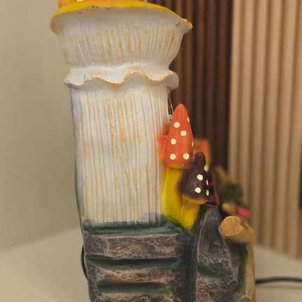 PCTKART mushroom indoor water fountain for home decor