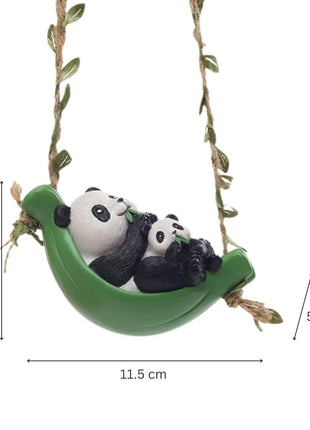 Panda Hanging Planter for Home Decor | Cute Animal Swing Pot for Plants - Pctkart