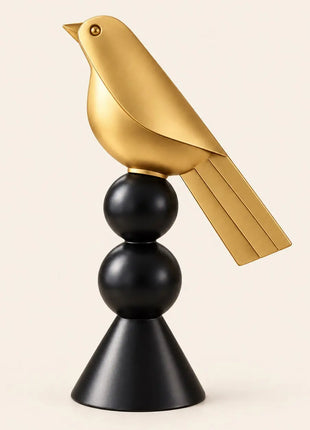 PCTKART Golden Bird Showpiece for Home Décor