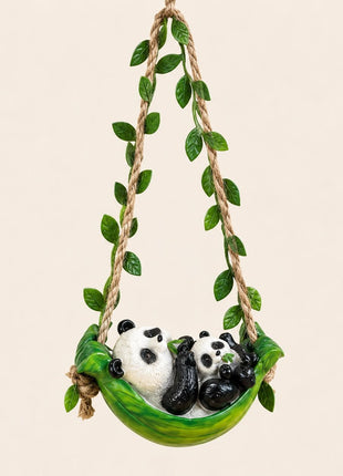 Panda Hanging Planter for Home Decor | Cute Animal Swing Pot for Plants - Pctkart