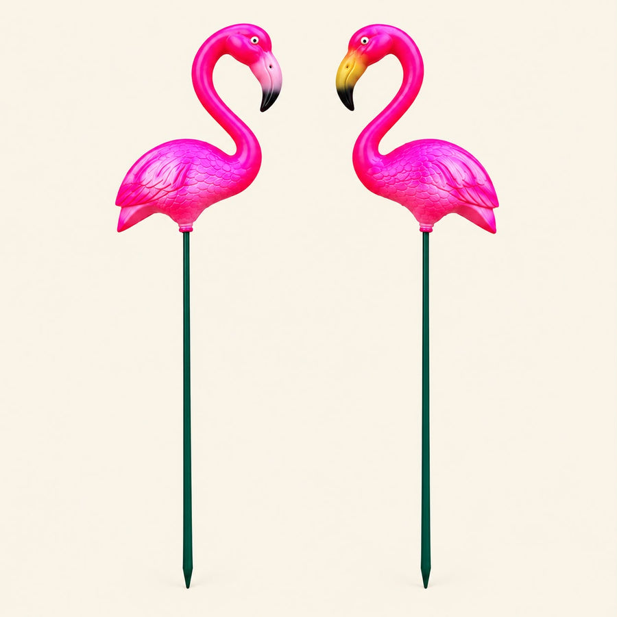 Pctkart Flamingo Garden sticks for garden decoration balcony decor home decor pack of 4