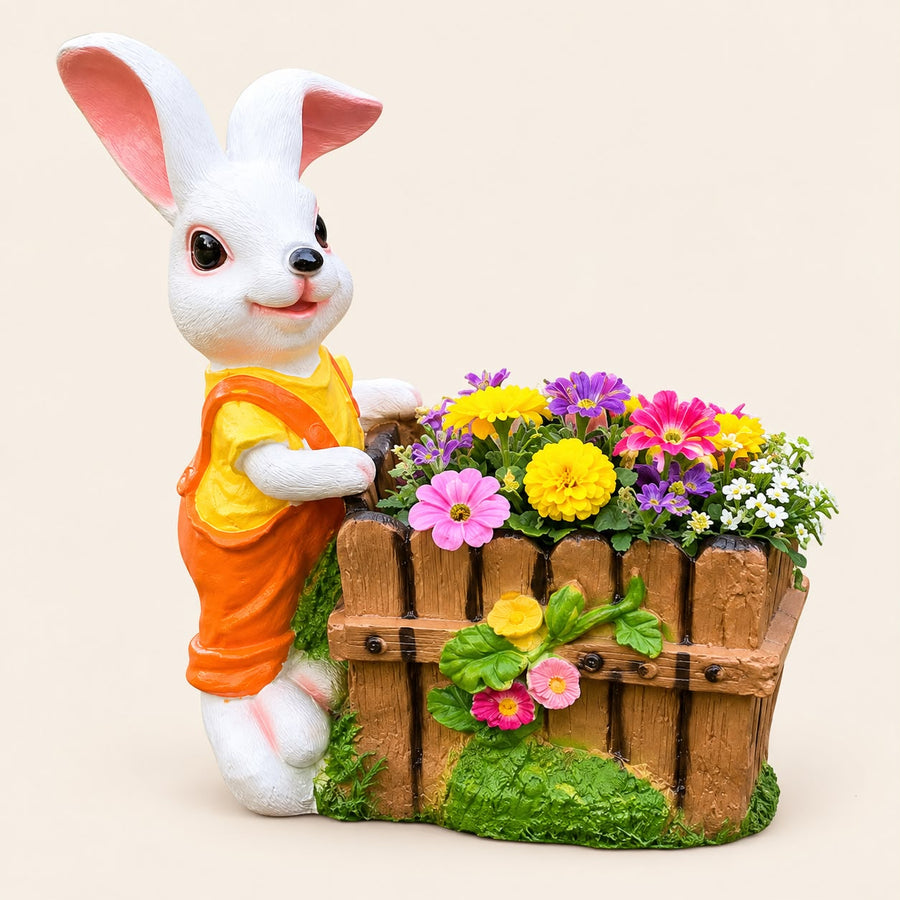 Pctkart Rabbit Garden Planter Pot for Home & Outdoor Decor