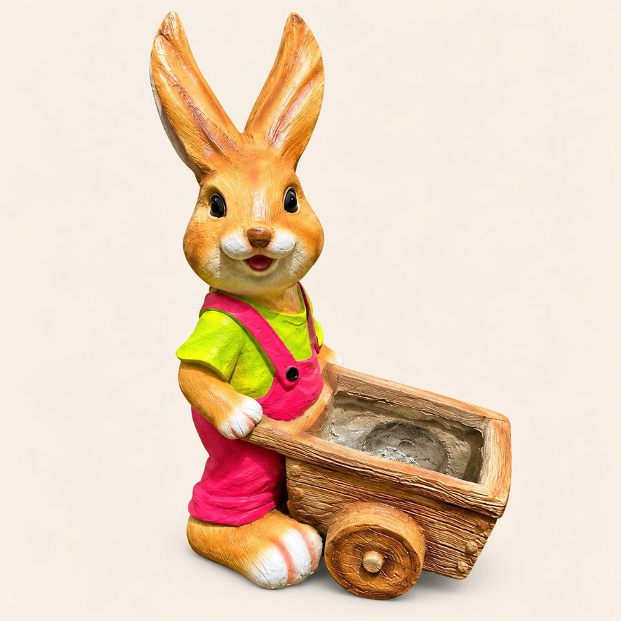 Rabbit Designer Planter Pot for Garden Decororation | Animal Showpiece for Home & Outdoor