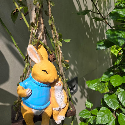 hanging rabbit garden statue outdoor decor India