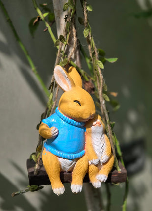 rabbit hanging showpiece for home decor