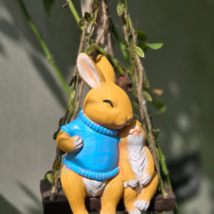 rabbit hanging showpiece for home decor