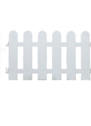 PCTKART White Picket Garden Fences | Decorative Outdoor Fencing – PCTKART pack od 4 - Pctkart