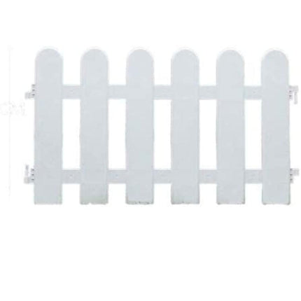 PCTKART White Picket Garden Fences | Decorative Outdoor Fencing – PCTKART pack od 4 - Pctkart