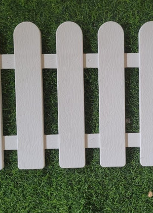 PCTKART White Picket Garden Fences | Decorative Outdoor Fencing – PCTKART pack od 4 - Pctkart