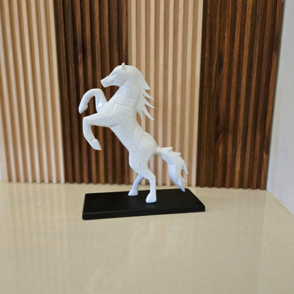 white horse decor for living room