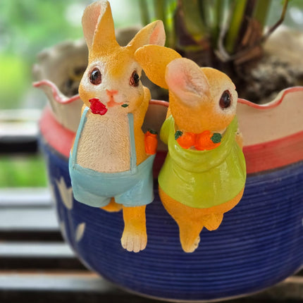 Pctkart Cute Bunny Hook Clip Hanging Garden Decor - Pctkart