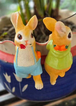 Pctkart Cute Bunny Hook Clip Hanging Garden Decor - Pctkart