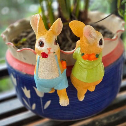 Pctkart Cute Bunny Hook Clip Hanging Garden Decor - Pctkart