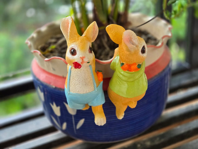 Pctkart Cute Bunny Hook Clip Hanging Garden Decor - Pctkart