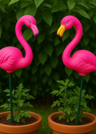 Pctkart Flamingo Garden sticks for garden decoration balcony decor home decor pack of 4 - Pctkart