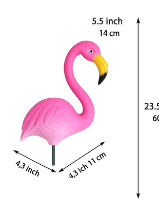 Pctkart Flamingo Garden sticks for garden decoration balcony decor home decor pack of 4 - Pctkart