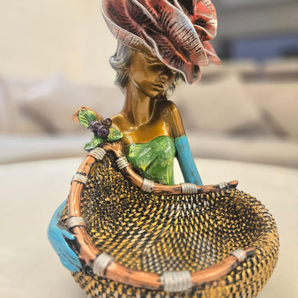 Luxury lady statue table decor gift item