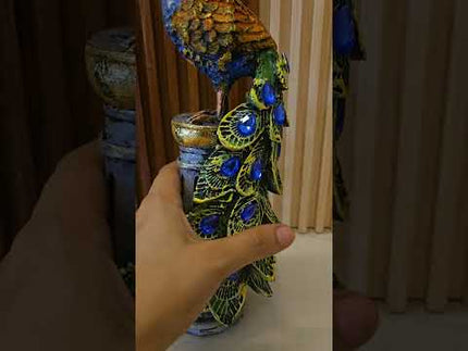 Luxary peacock statue for indoor outdoor decor