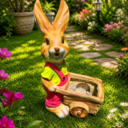 rabbit planter pot for garden decor India animal showpiece for home