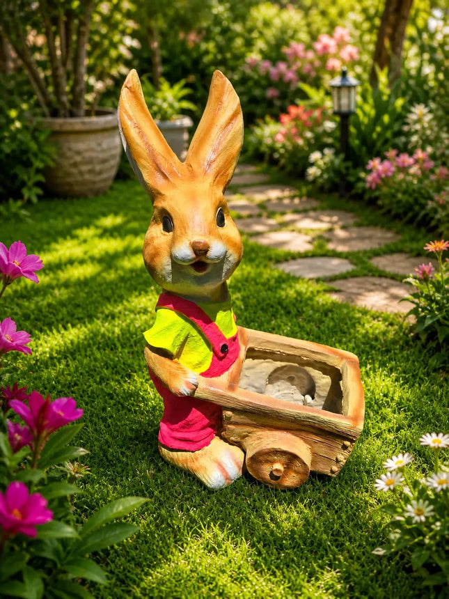 Rabbit Designer Planter Pot for Garden Decororation | Animal Showpiece for Home & Outdoor - Pctkart
