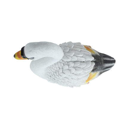 Elegant White Swan Garden Statue | Outdoor Decorative Swan Decor - Pctkart